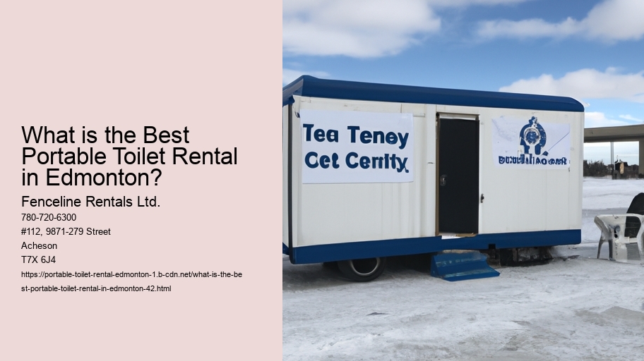 What is the Best Portable Toilet Rental in Edmonton?