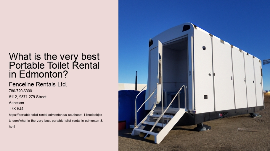 What is the very best Portable Toilet Rental in Edmonton?